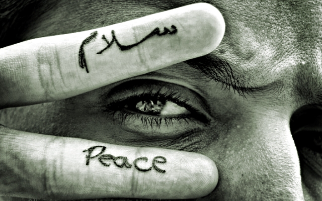 ilustrasi salam-peace