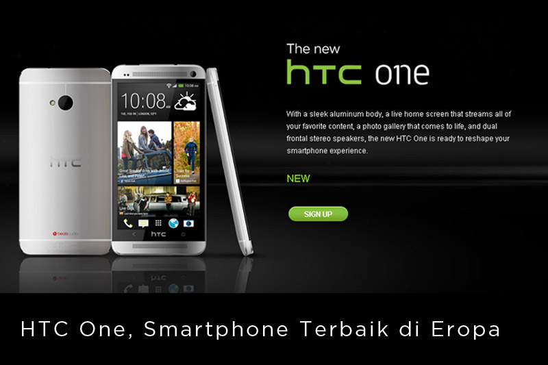 HTC One Smartphone Terbaik di Eropa