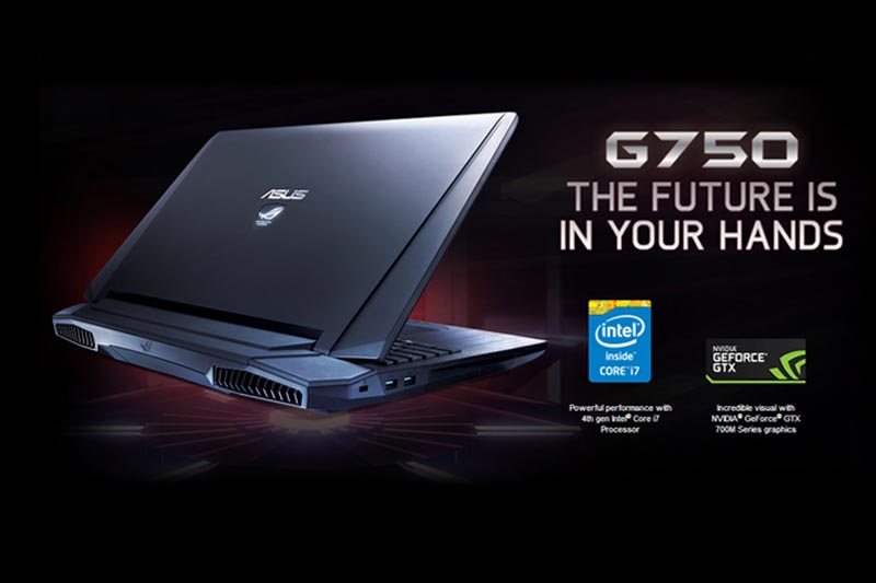 ASUS Hadirkan G750, Notebook Gamers Berbasis Intel Haswell