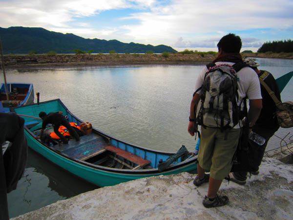 Transportasi menuju Pulau Bunta (M Iqbal/SeputarAceh.com)