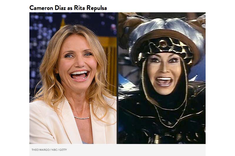 Cameron Diaz sebagai penyihir gila, Rita Repulsa