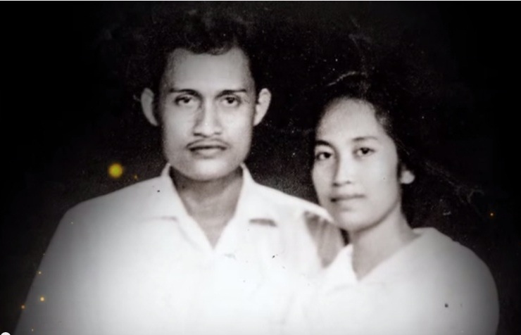 Foto Azimar bersama suaminya (Foto Repro)
