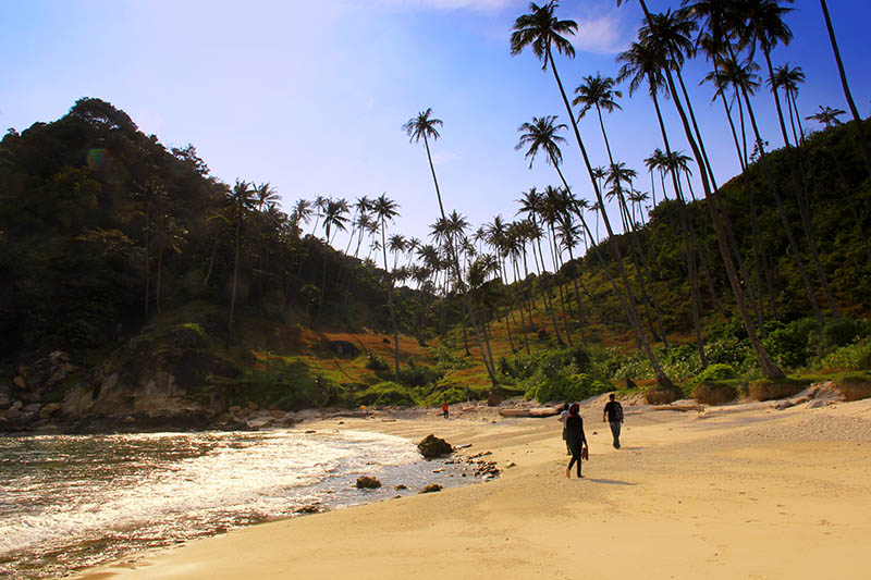 Lelah menikmati medan, wisatawan juga bisa menikmati keindahan ujung barat Pulau Batee (Foto M Iqbal/SeputarAceh.com)