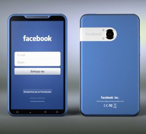 Smartphone Facebook Terlihat Ramping dan Tipis