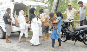 Warga Korban Banjir Singkil Mulai Diserang Penyakit