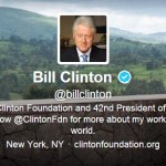 Twitter @billclinton