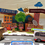 Miniatur danbo di Pekan Kreatif (Foto M Iqbal/SeputarAceh.com)