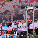 Sumbangan buat anak yatim di 9 tahun Damai Aceh (Foto M Iqbal-SeputarAceh.com)