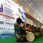 Tarian Rapai Geleng dari Aceh ikut meriahkan pembukaan Gebyar Wisata dan Budaya Nusantara 2015 (Foto IST)