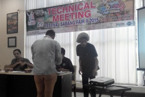 Panitia Sabang Fair Festival Gelar Technical Meeting