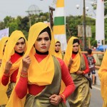 Laskar Keumalahayati mengikuti pawai peringatan 1 Muharram 1437 H, acara Aceh Hijriah Carnival, Banda Aceh (Foto M Iqbal/SeputarAceh.com)