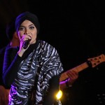 Citra Scholastika tampil mengenakan hijab acara MLD-Spot Jazz In Town di Ballroom Hermes Hotel, Banda Aceh (Foto M Iqbal/SeputarAceh.com)