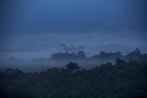 Kabut lembah Seulawah terlihat pada pada pukul tujuh pagi di Aceh Besar (Foto M Iqbal/SeputarAceh.com)