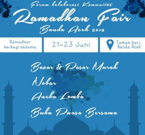 Forum Kolaborasi Komunitas Gelar Ramadhan Fair 2016