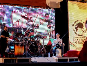 Steve Thornton di Aceh International Rapai Festival (Foto Wanda Haris Purnama)