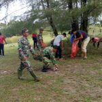 Semangat Kemerdakaaan, Duta Wisata Aceh Jaya Gelar Aksi Bersih Pantai