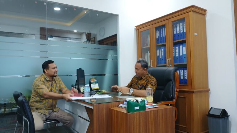 Kepala UPTD Museum Tsunami M Syahputra AZ lakukan koordinasi percepatan dan penetapan BLUD (FOTO IST)